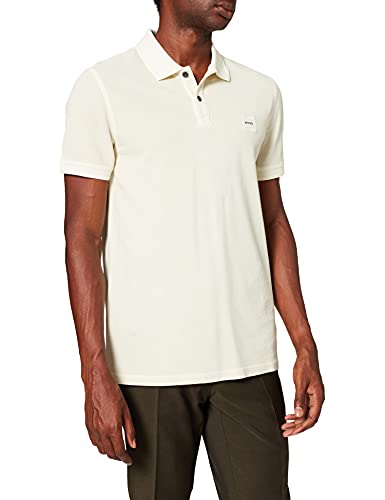 BOSS Prime 1 Camisa de Polo, Blanco Abierto 131, XL para Hombre