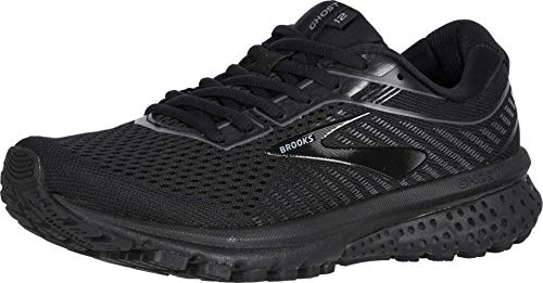 Brooks Ghost 12, Zapatillas de Running Mujer, Negro Black Grey 040, 36 EU