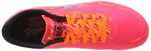 Brooks Mach 18, Zapatillas de Cross Mujer, Multicolor (Pink/Orange/Black 667), 42.5 EU