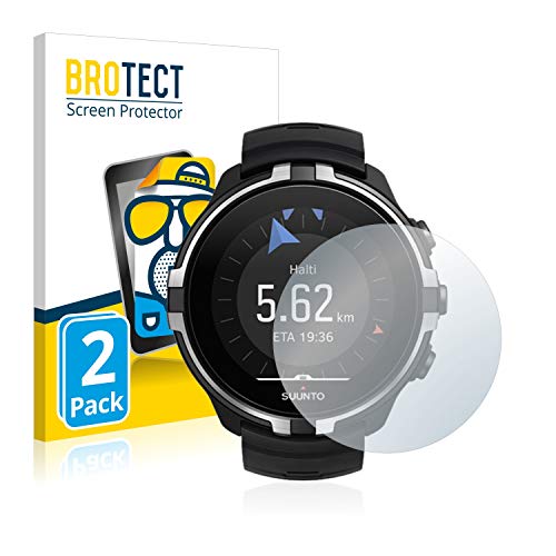 BROTECT Protector Pantalla Anti-Reflejos Compatible con Suunto Spartan Sport Wrist HR Baro Stealth (2 Unidades) Película Mate Anti-Huellas