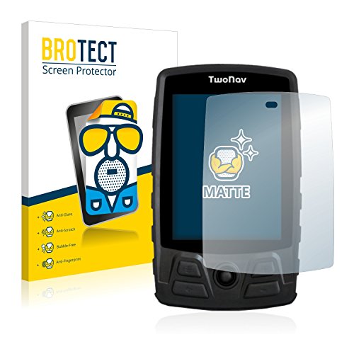 BROTECT Protector Pantalla Anti-Reflejos Compatible con TwoNav Aventura 2018 (2 Unidades) Película Mate Anti-Huellas