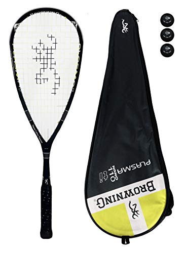 Browning Plasma Nano 110 raqueta de Squash + unidades pelotas de Squash