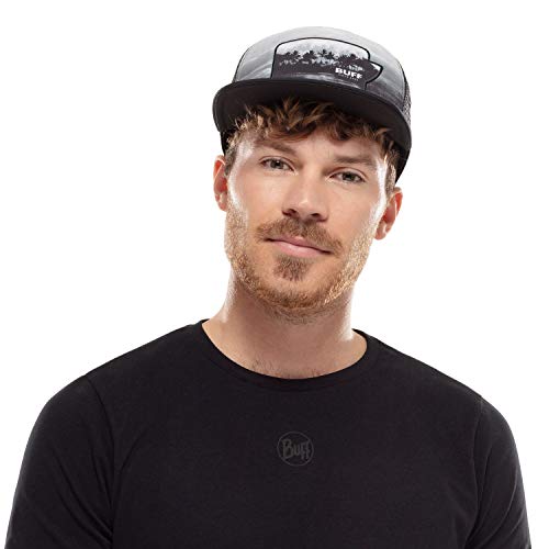 Buff Sendel Gorra Trucker, Adultos Unisex, Negro, L/XL