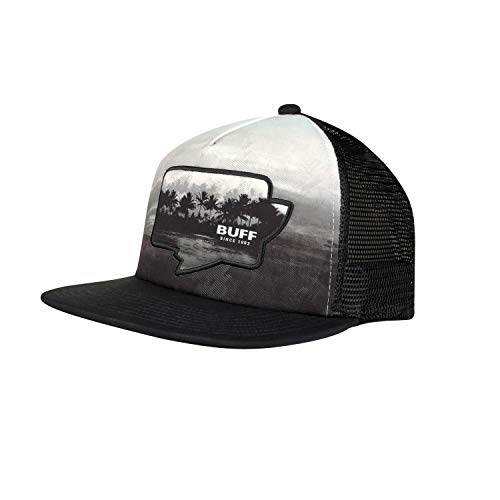 Buff Sendel Gorra Trucker, Adultos Unisex, Negro, L/XL