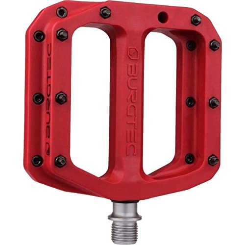 Burgtec MK4 Composite Flat Pedals - Race Red