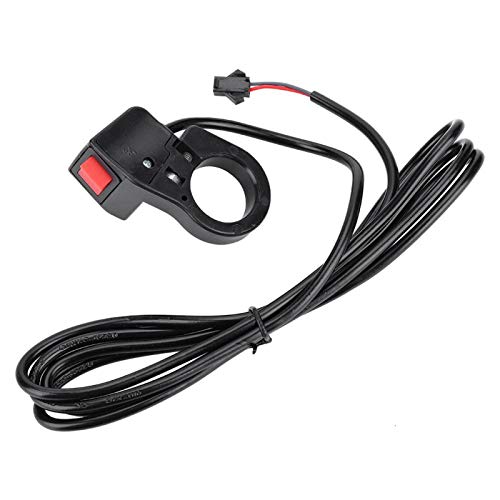 BYARSS Interruptor basculante - Interruptor basculante de Encendido/Apagado Universal montado en el Manillar de la Bicicleta eléctrica Ebike para lámpara de Cabeza