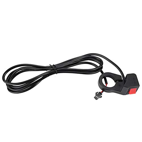 BYARSS Interruptor basculante - Interruptor basculante de Encendido/Apagado Universal montado en el Manillar de la Bicicleta eléctrica Ebike para lámpara de Cabeza