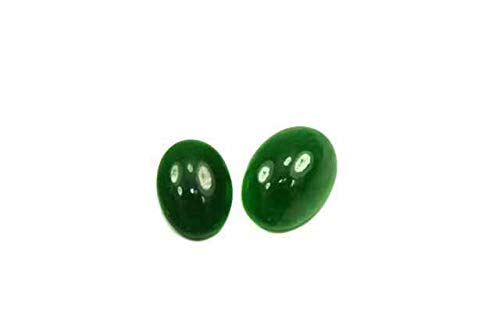 Cabujón de 6 x 8 mm, jade imperial