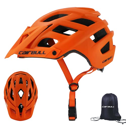 Cairbull Aerodinámica Casco de Bicicletta, Unisex Adulto, Ajustable 55-61 cm con Visera