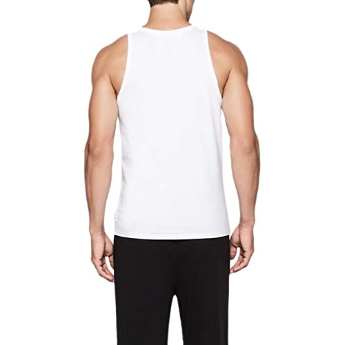 Calvin Klein 2p Tank Camiseta sin Mangas, Blanco (Blanco 100), S para Hombre