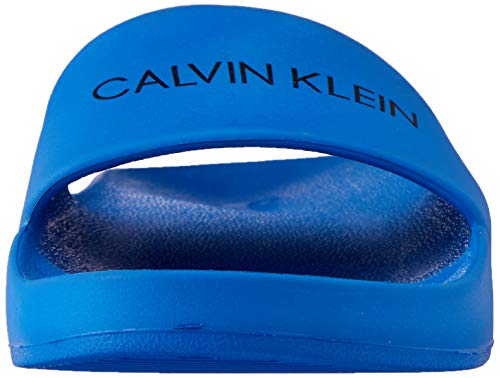 Calvin Klein Zapatilla Hombre Swimwear CK artículo KM0KM00375 Slide, 446 Duke Blue, Piede 39