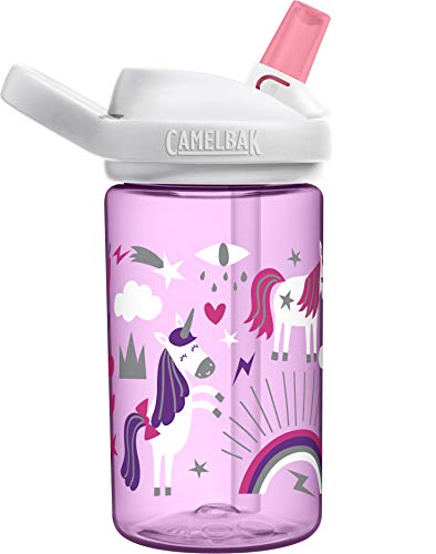 CamelBak Botellas Eddy+ Kids, Niños, Rosa, ESTANDAR