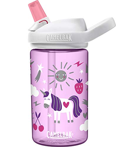 CamelBak Botellas Eddy+ Kids, Niños, Rosa, ESTANDAR