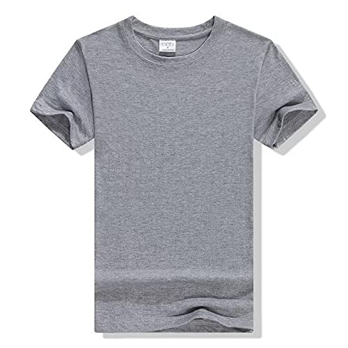 Camiseta de hombre 50% algodón 50% poliéster liso en blanco camiseta al por mayor logotipo personalizado al por mayor (color: blanco, tamaño: 3XL)