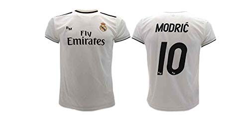 Camiseta oficial del Real Madrid Luka Modric, para niños, 2018-2019 (XXL)