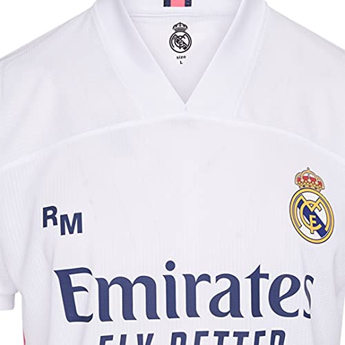 Camiseta Oficial del Real Madrid para Hombre, 2020/2021, Manga Corta, para Entrenamiento de fútbol - Primera, Segunda y Tercera