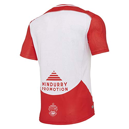Camiseta oficial del rugby Macron Biarritz del Olympique País Vasco rojo 3XL
