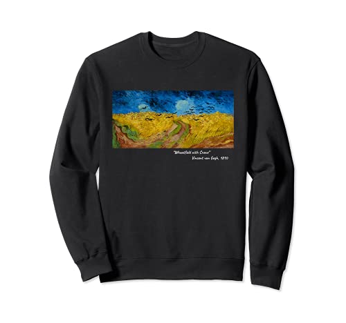 "Campo de trigo con cuervos" Pintura De Vincent Van Gogh Sudadera