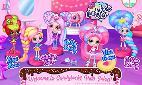 Candylocks Hair Salon - Style Cotton Candy Hair