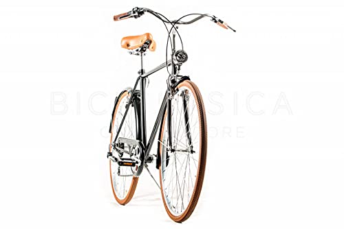 CAPRI Lucca Bicicleta, Adultos Unisex, Negro, Grande