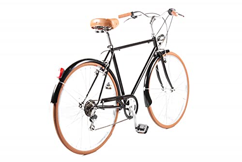 CAPRI Lucca Bicicleta, Adultos Unisex, Negro, Grande