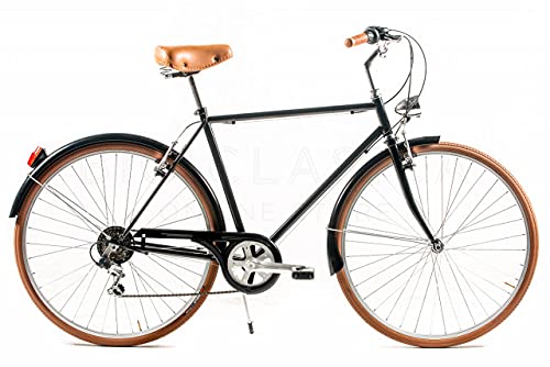 CAPRI Lucca Bicicleta, Adultos Unisex, Negro, Grande