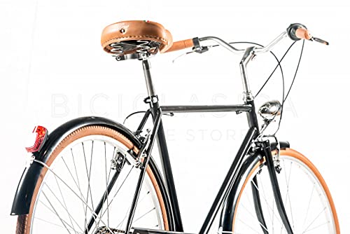 CAPRI Lucca Bicicleta, Adultos Unisex, Negro, Grande