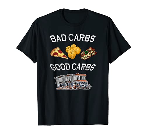 Carbohidratos malos buenos carbohidratos, carburador divertido, distraído, por Yoray Camiseta