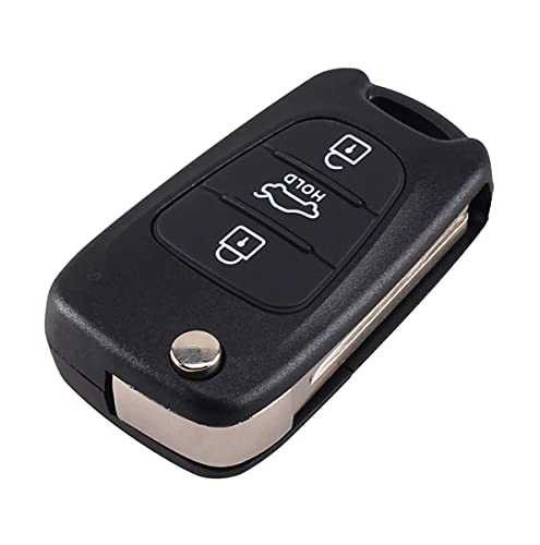 Carcasa plegable para llave de coche, compatible con Hyundai i20 i30 i35 iX20 iX35, accesorios para llaves de coche, 3 botones (2 unidades)
