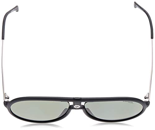 Carrera Sport 1020/S Gafas, Matt Black/GN Verde, 60 Adultos Unisex