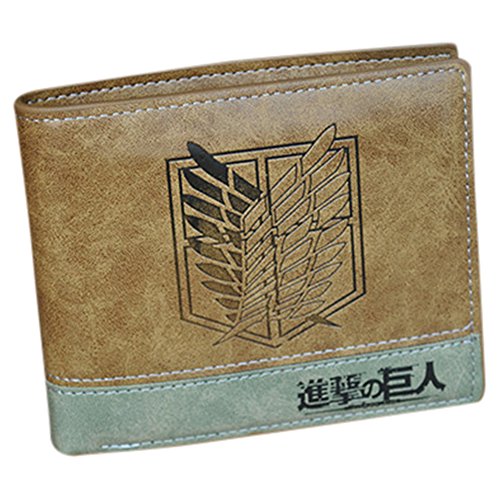 Cartera Ataque a los titanes, Shingeki no Kyojin Recon, piel sintética