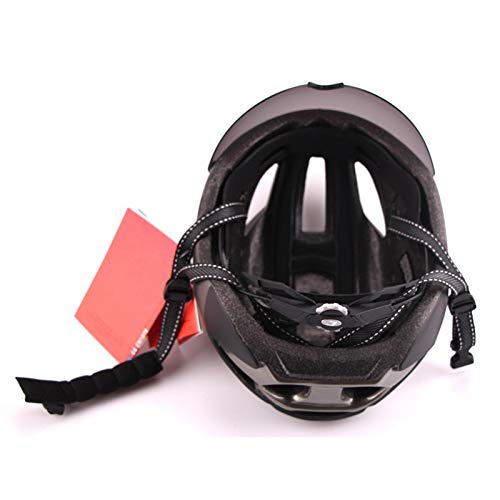 Casco Bicicleta Yuan Ou 280g Aero Ultra-Ligero TT Casco de Bicicleta de Carretera In-Mold Racing Ciclismo Bicicleta Deportes Casco de Seguridad Contrarreloj Casco de Ciclismo L57-61cm Negro Blanco