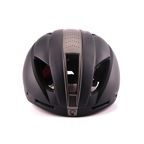 Casco Bicicleta Yuan Ou 280g Aero Ultra-Ligero TT Casco de Bicicleta de Carretera In-Mold Racing Ciclismo Bicicleta Deportes Casco de Seguridad Contrarreloj Casco de Ciclismo L57-61cm Negro Blanco