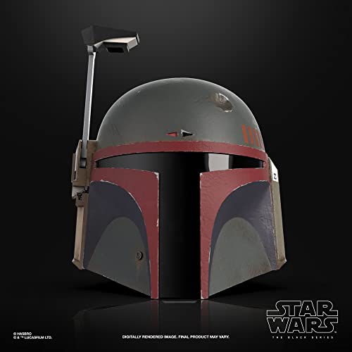 Casco electrónico Premium de Boba Fett (re-Armado) de Star Wars The Black Series, Coleccionable de The Mandalorian, a Partir de 14 años