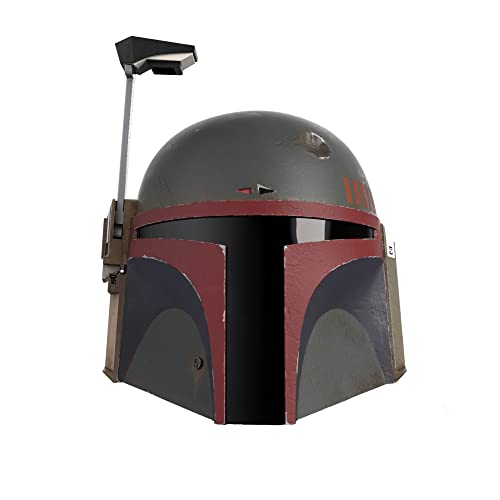 Casco electrónico Premium de Boba Fett (re-Armado) de Star Wars The Black Series, Coleccionable de The Mandalorian, a Partir de 14 años