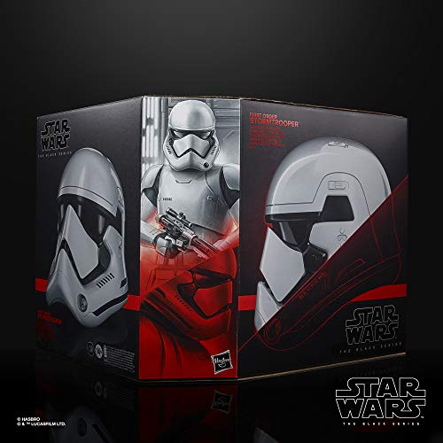 Casco electrónico Premium de Soldado de Asalto de la Primera Orden de Star Wars The Black Series, artículo Coleccionable de Star Wars: El Ascenso de Skywalker