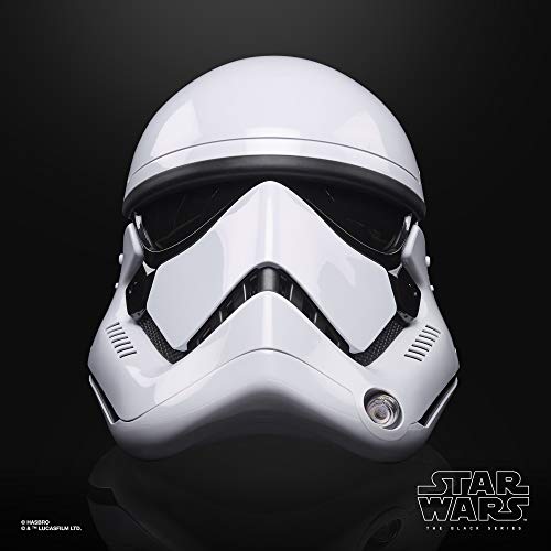 Casco electrónico Premium de Soldado de Asalto de la Primera Orden de Star Wars The Black Series, artículo Coleccionable de Star Wars: El Ascenso de Skywalker