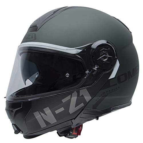 Casco Modular NZI Combi 2 Duo Flydeck Verde Mate (S)