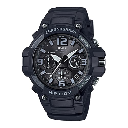 Casio De los hombres Watch Cronógrafo Reloj MCW-100H-1A3