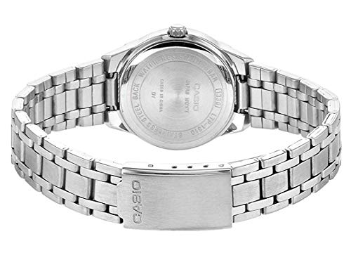 Casio Reloj Analogico para Mujer de Cuarzo con Correa en Acero Inoxidable LTP-1310PD-7BVEF