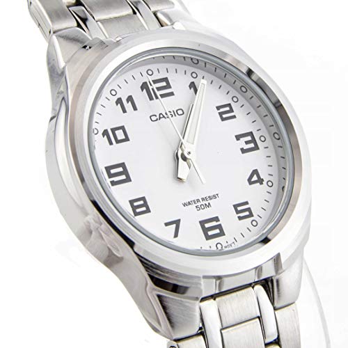 Casio Reloj Analogico para Mujer de Cuarzo con Correa en Acero Inoxidable LTP-1310PD-7BVEF