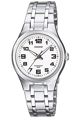 Casio Reloj Analogico para Mujer de Cuarzo con Correa en Acero Inoxidable LTP-1310PD-7BVEF