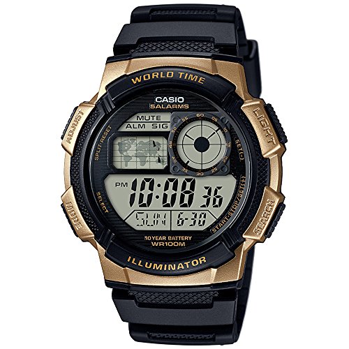 Casio Reloj Digital para Hombres de Cuarzo con Correa en Resina AE-1000W-1A3VCF