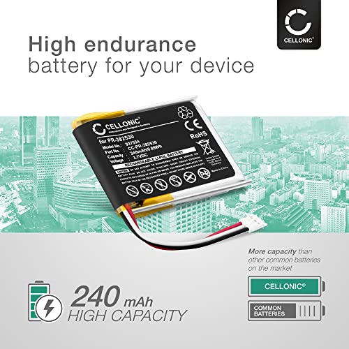 CELLONIC Batería de Repuesto PR-382530 Compatible con smartwatch Suunto Ambit 1, Ambit 2, Ambit 2S, Ambit 3, 240mAh + Juego de Destornilladores Accu Battery Pack