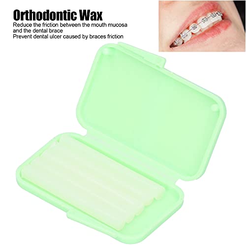 Cera de ortodoncia, cera dental de ortodoncia que satisface las demandas de protección bucal para usuarios de aparatos ortopédicos(Tender green)