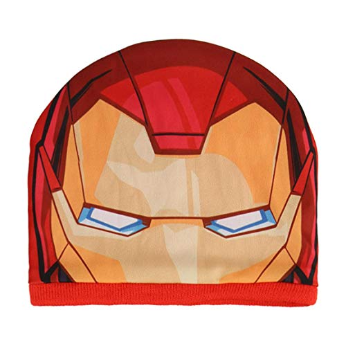 Cerdá Conjunto 2 Piezas Avengers Iron Man Set de Bufanda, Gorro y Guantes, Rojo (Rojo 001), One Size (Tamaño del Fabricante:única) para Niños