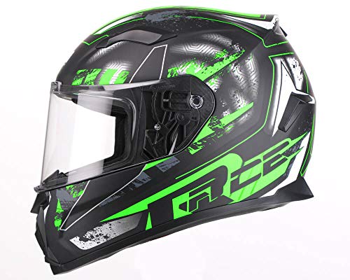 CGM 307G-ALA-22 Verde Fluo Mate (M) Casco Integral (Jerez pinlock), Hombre, M (57-58cm)