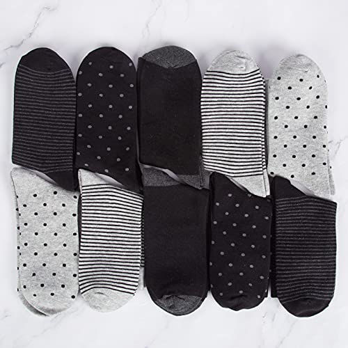 Chalier 10 Pares Calcetines para Mujer Medias de algodón Deporte Transpirables Calcetines