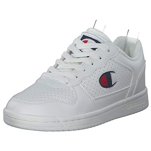 Champion Chicago Low - Zapatillas sintéticas para mujer, color Blanco, talla 41 EU