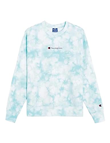 Champion - Sudadera Tie Dye Azul para Mujer (s)